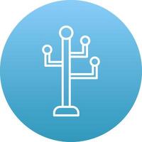 Coat Rack Icon Design Symbol vector