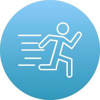 Running Icon Design Symbol vector