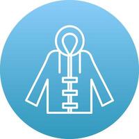 Raincoat Icon Design Symbol vector