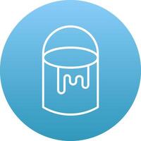 Paint Bucket Icon Design Symbol vector
