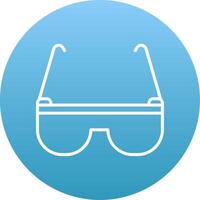 Safety Glasses Icon Design Symbol vector