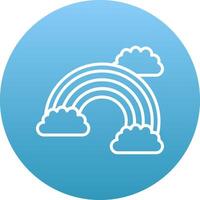 Rainbow Icon Design Symbol vector