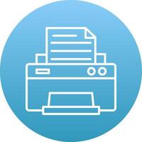 Printer Icon Design Symbol vector