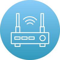 Router Icon Design Symbol vector