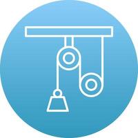 Pulley Icon Design Symbol vector