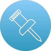 Push Pin Icon Design Symbol vector