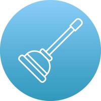 Plunger Icon Design Symbol vector