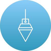 Plumb Bob Icon Design Symbol vector