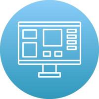 Mood Board Icon Design Symbol vector