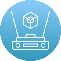 Hologram Icon Design Symbol vector
