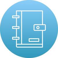 Notebook Icon Design Symbol vector