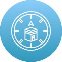 Qibla Icon Design Symbol vector