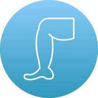 Leg Icon Design Symbol vector
