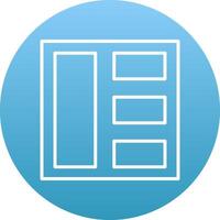 Grid Icon Design Symbol vector