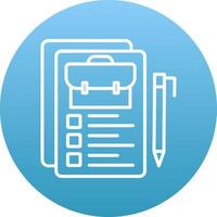 Job Description Icon Design Symbol vector