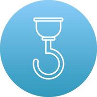 Hook Icon Design Symbol vector