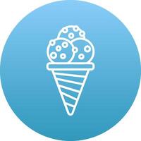 Ice Cream Cone Icon Design Symbol vector