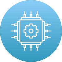 Cpu Icon Design Symbol vector