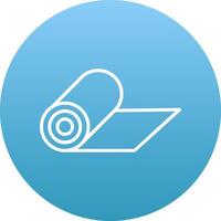 Gym Mat Icon Design Symbol vector