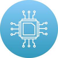 Cpu Icon Design Symbol vector