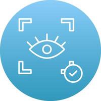 Eye Recognition Icon Design Symbol vector