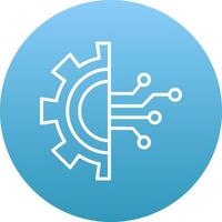 Digital Transformation Icon Design Symbol vector