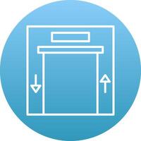 Elevator Icon Design Symbol vector