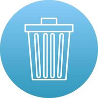 Dustbin Icon Design Symbol vector