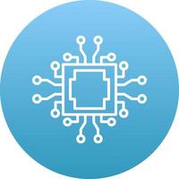 Cpu Icon Design Symbol vector