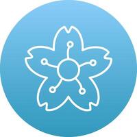 Cherry Blossom Icon Design Symbol vector