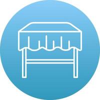 Dining Table Icon Design Symbol vector