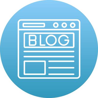 Blog Icon Design Symbol