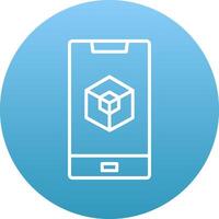 Augmented Reality Icon Design Symbol vector