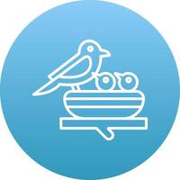 Bird Icon Design Symbol vector