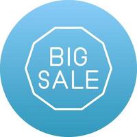 Big Sale Icon Design Symbol vector