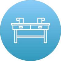 Coffee Table Icon Design Symbol vector
