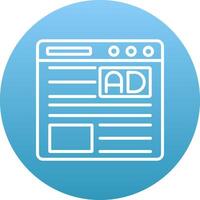 Advertisement Icon Design Symbol vector