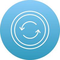 Refresh Icon Design Symbol vector