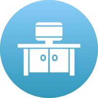 Tv Table Icon Design Symbol vector