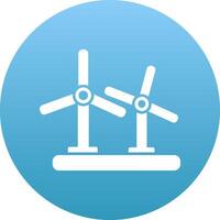 Wind Turbine Icon Design Symbol vector