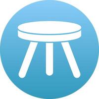 Stool Icon Design Symbol vector
