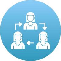 Team Work Icon Design Symbol vector