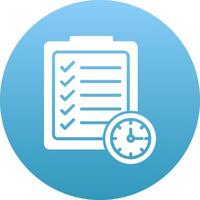 Time Planning Icon Design Symbol vector