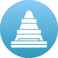 Traffic Cone Icon Design Symbol vector