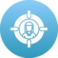 Target Icon Design Symbol vector