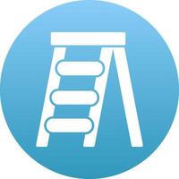 Step Ladder Icon Design Symbol vector