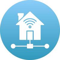 Smart Home Icon Design Symbol vector