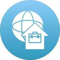 Remote Working Icon Design Symbol vector