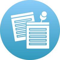 Sticky Notes Icon Design Symbol vector