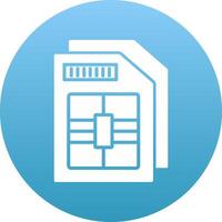 Sim Card Icon Design Symbol vector